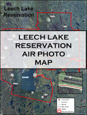 Leech Lake Reservation Air Map